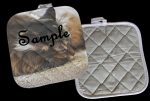 Sample Personalized Pot Holder Hot Pad