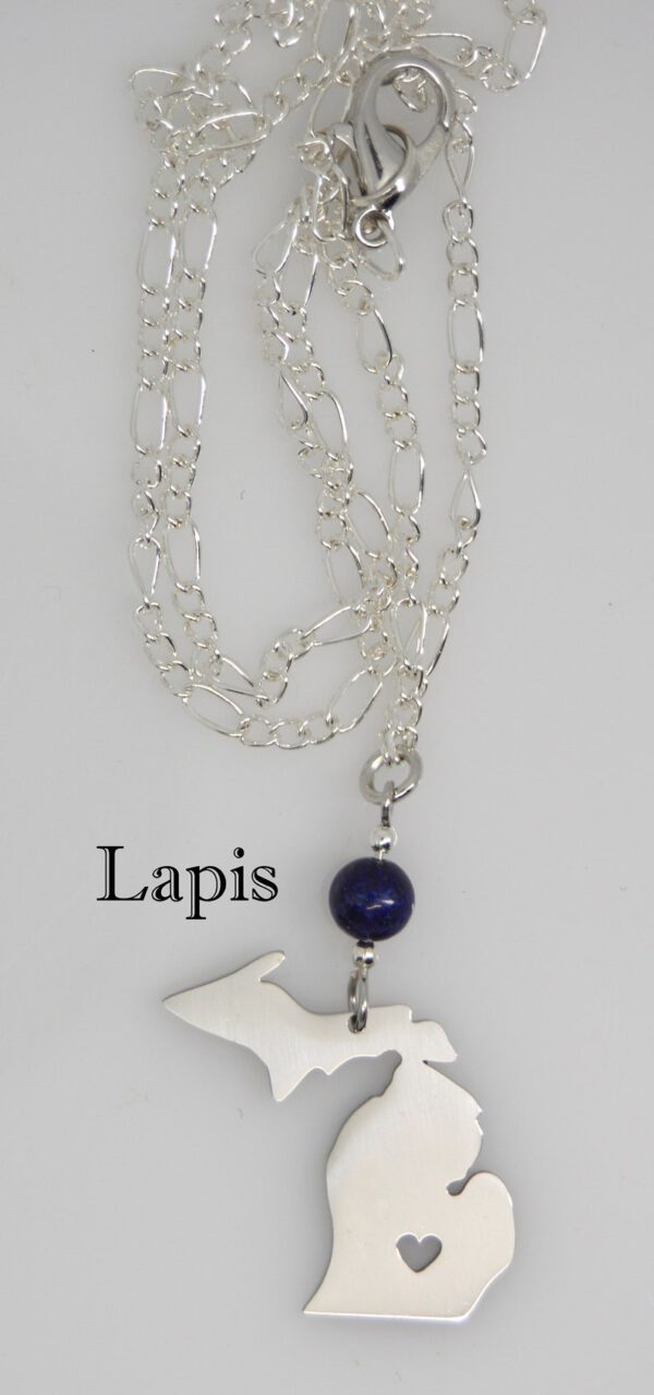 Michigan Necklace Lapis Stone