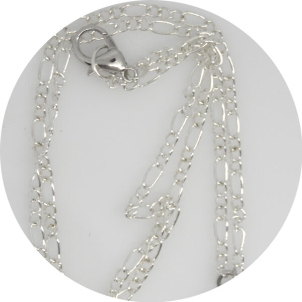 18" silver chain with lobster claw