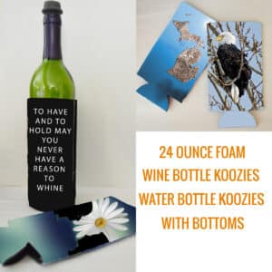 Wine Water Bottle Koozie