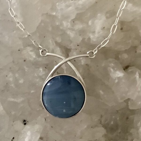 Wishbone Leland Blue Necklace