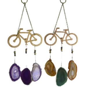 Agate Bicycle Wind Chime