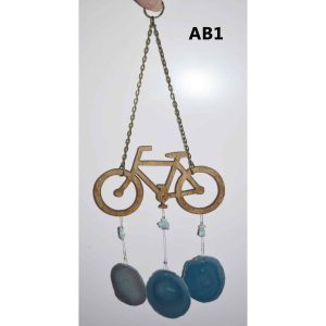 Agate Bicycle Wind Chime AB1