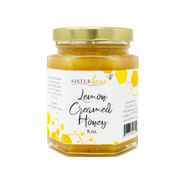 Lemon Creamed Honey Raw All Natural