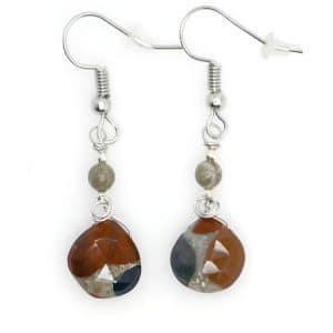 Puddingstone Earrings