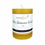 Pure Beeswax Pillar Candle