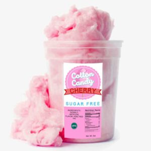 Sugar Free Cherry Cotton Candy by Mitten Gourmet