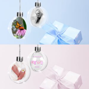 Custom Photo Glass Globe Ornaments