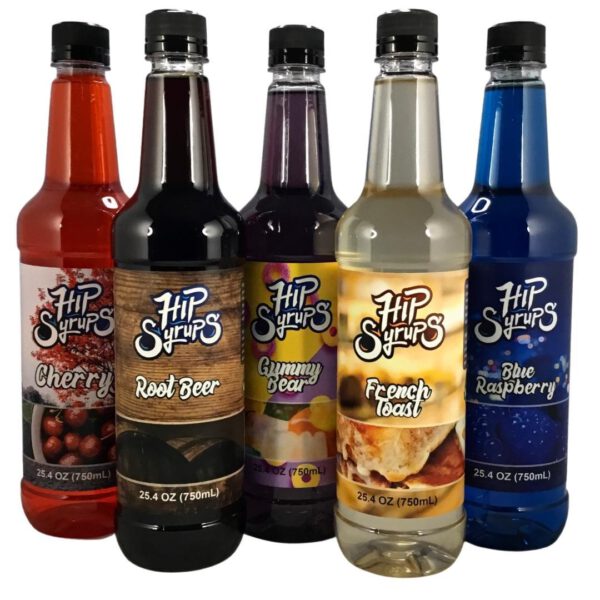 Flavored HIP Syrups Regular Sugar Free