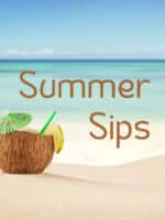 Flavored Simple Syrup at the Beach