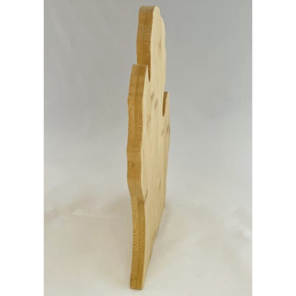 Michigan Shape Bamboo Cutting Board Side View