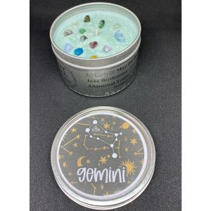 Gemini Zodiac Candle 8 oz Tin