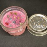 Scorpio Zodiac Candle 4 oz Glass Jar