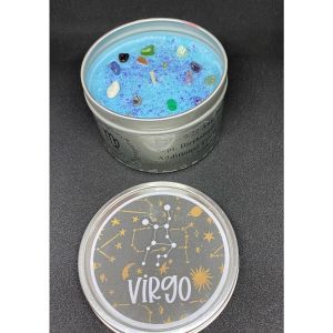 Virgo Zodiac Candle 8 oz Tin