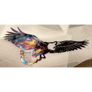 Eagle Metal Wall Art Burnt Finish