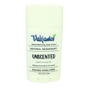 Unscented Natural Deodorant - Magnesium Rich, Aluminum & Baking Soda Free