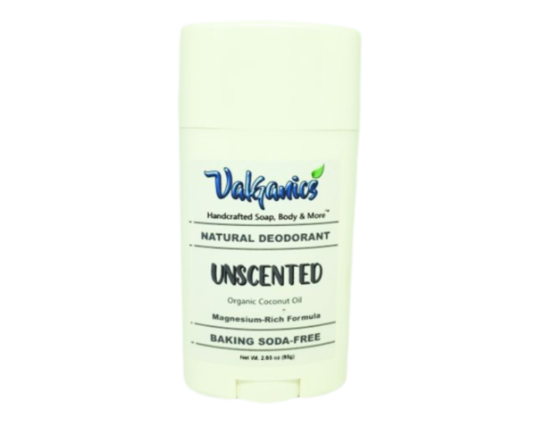 Unscented Natural Deodorant - Magnesium Rich, Aluminum & Baking Soda Free