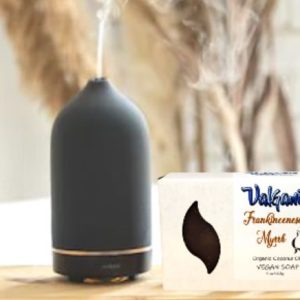 valganics vegan Frankincense Myrrh gently soap