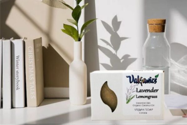 valganics vegan Lavender Lemongrass soap