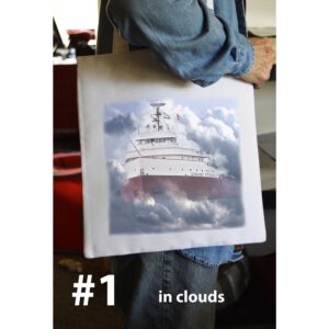 Edmund Fitzgerald Tote Bag Clouds