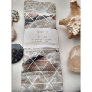 Rest & Relax Flaxseed Eye Pillow Lavender Flowers