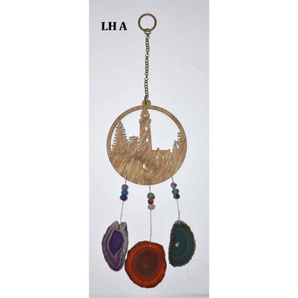Agate Lighthouse Windchime LH a