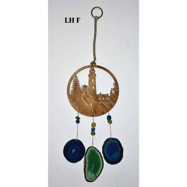 Agate Lighthouse Windchime LH f
