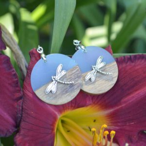 Dragonfly Wood Earrings