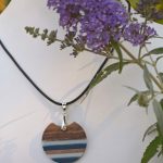 Michigan Wood Necklace Backside