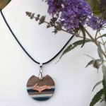Michigan Wood Necklace Copper Upper Peninsula