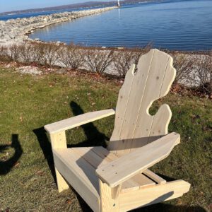 Pine Michigan Adirondack Chair