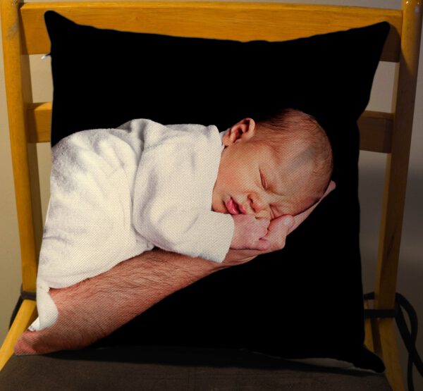 Custom Throw Pillow Baby Pic
