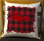 Decorative Pillow Upper Michigan Buffalo Plaid