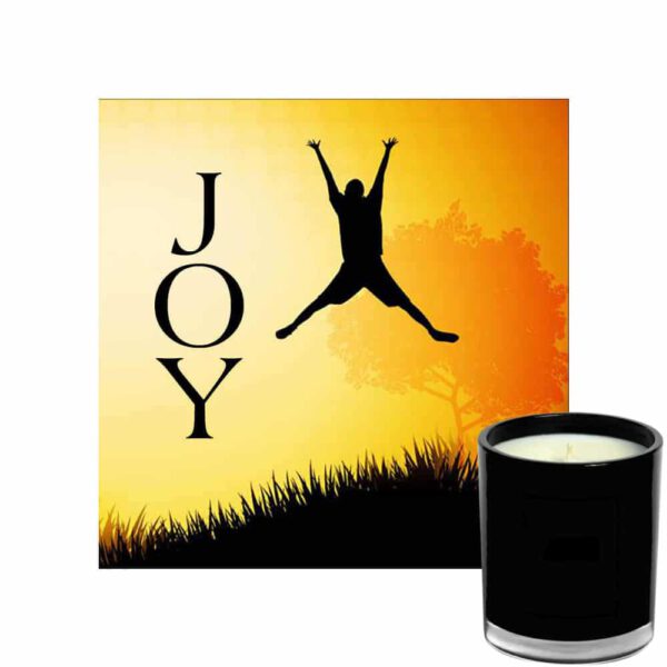 Joy Candle Luxury Black Vessel Jar