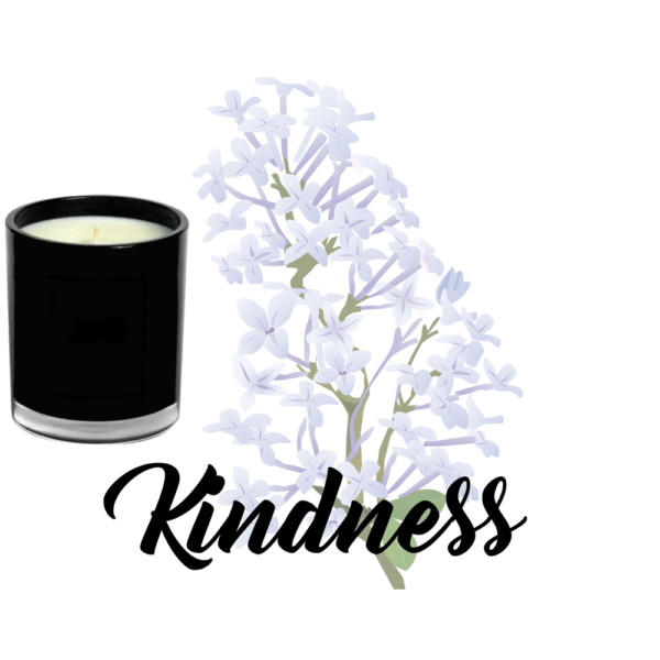 Kindness Candle Luxury Black Vessel Jar