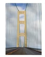 On Mackinac Bridge Garden Flag