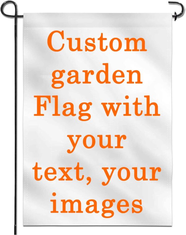 Personalized Custom Garden Flag with your image and text