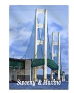Personalized Mackinac Bridge Garden Flag
