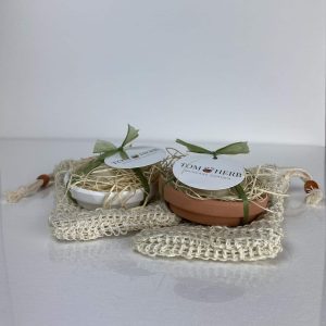Little Tomato Soap Bar Terracotta Dish with Soap Saver