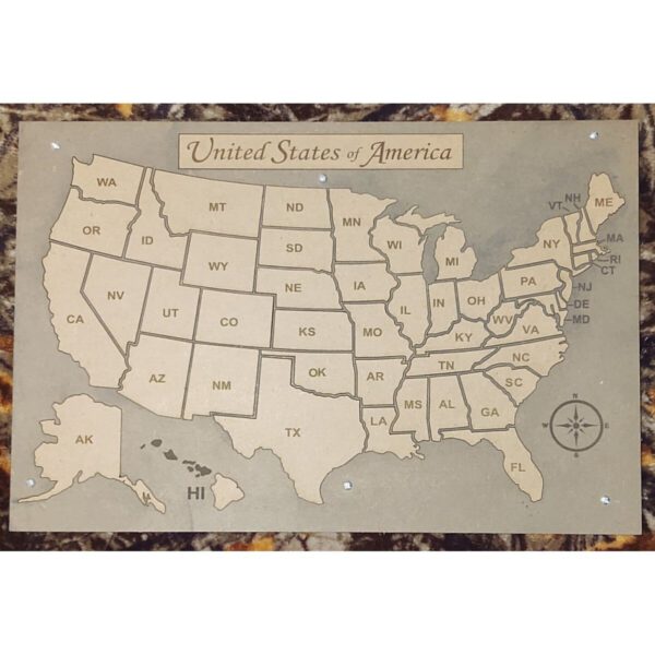 50 States Bucket List Puzzle