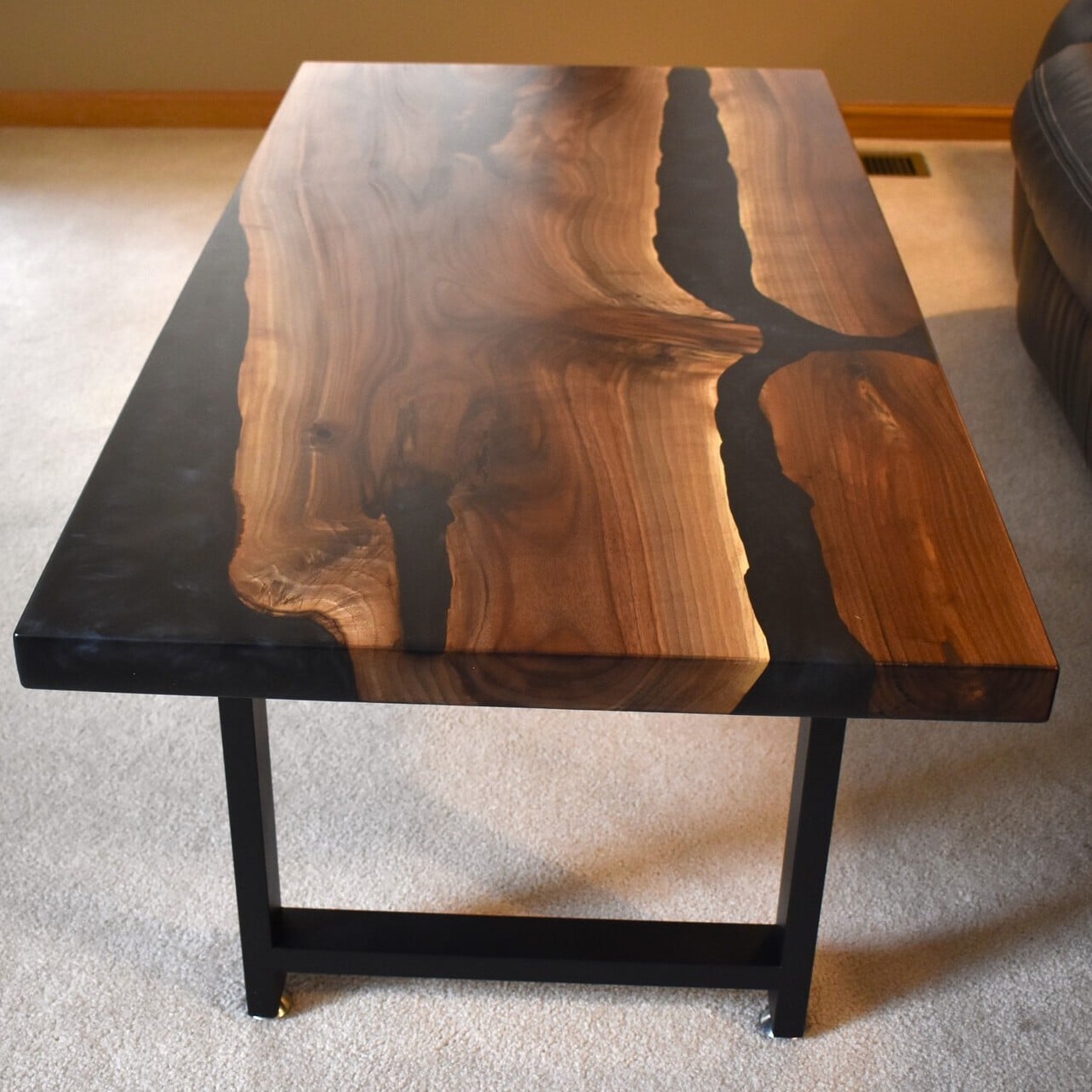Epoxy River Black Walnut Coffee Table FREE DELIVERY! » Made In