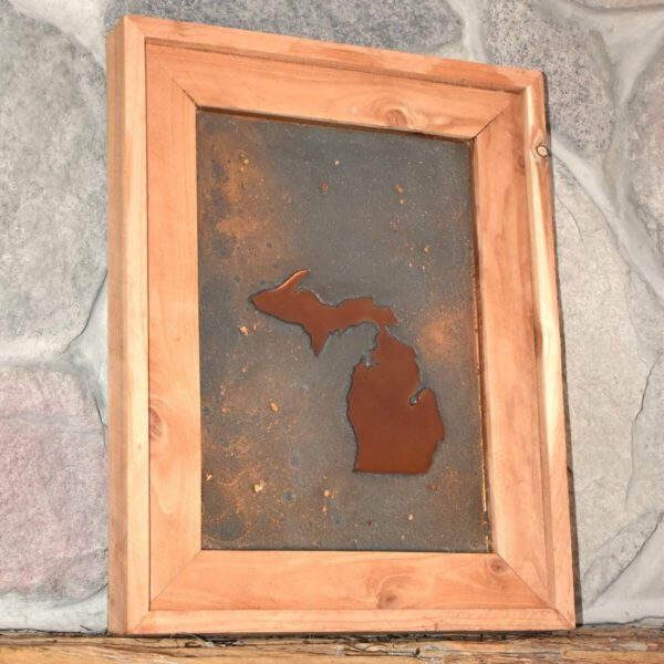 Michigan Copper Epoxy Art 1b