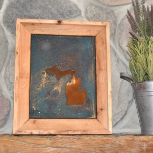 Michigan Copper Epoxy Art 2