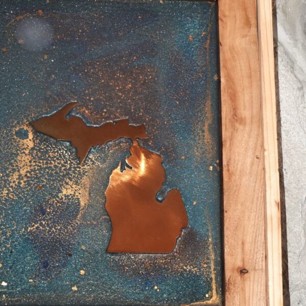 Michigan Copper Epoxy Art 2_stones