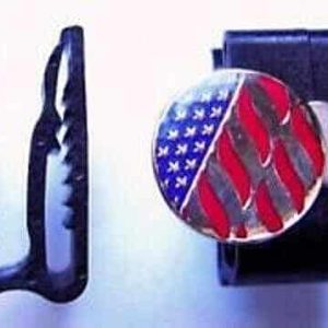 GOLF HAT CLIPS with Magnetic USA Ball Marker
