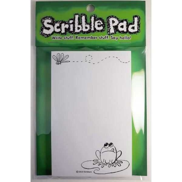 Frog Scribble Pad