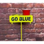 Go Blue Beerstix Beverage Holder Ground