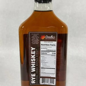 Barrel Aged Maple Syrup Rye Whiskey Ingredients