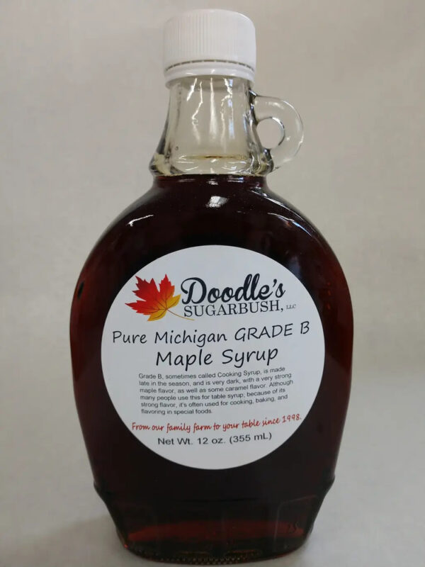 Grade B Maple Syrup Glass Jar