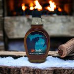 Maple Syrup Michigan Decorative Glass Jar
